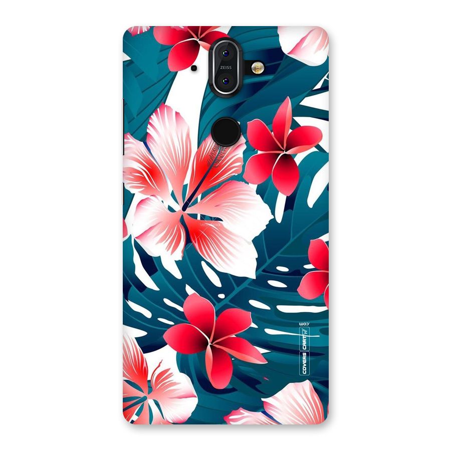 Flower design Back Case for Nokia 8 Sirocco