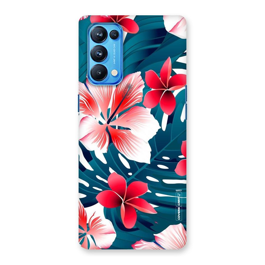 Flower design Back Case for Oppo Reno5 Pro 5G