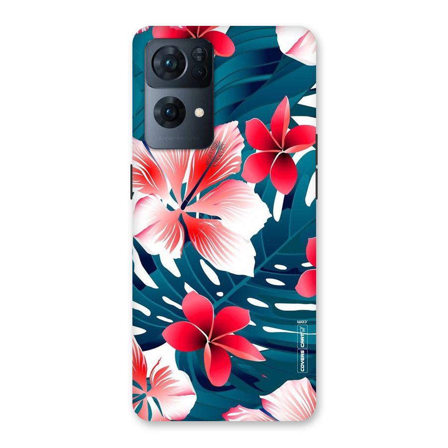 Flower design Back Case for Oppo Reno7 Pro 5G
