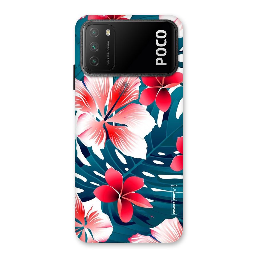 Flower design Back Case for Poco M3