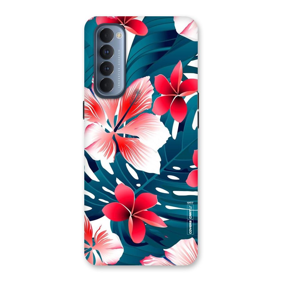 Flower design Back Case for Reno4 Pro