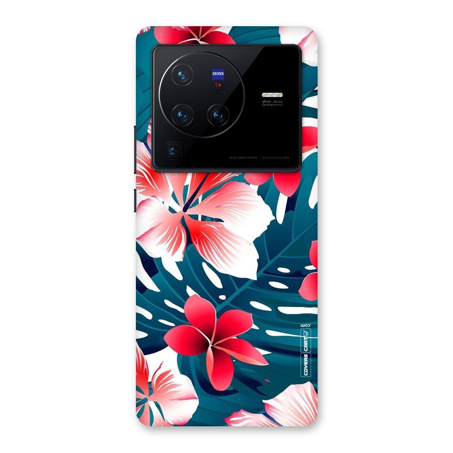 Flower design Back Case for Vivo X80 Pro