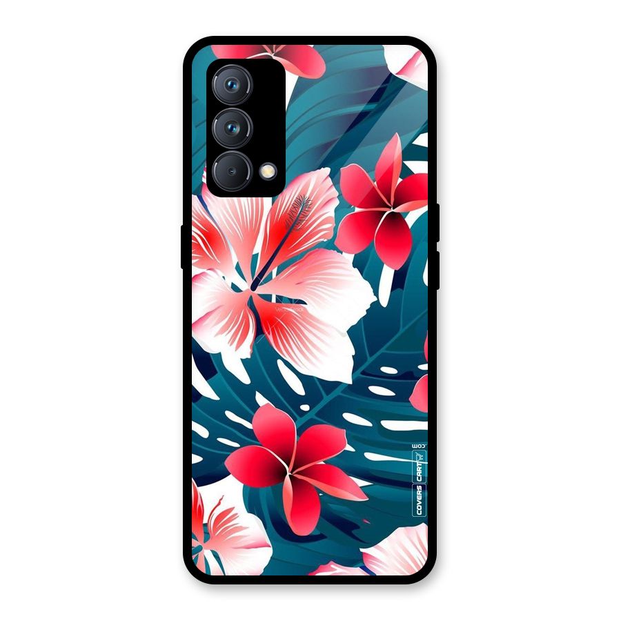 Flower design Glass Back Case for Realme GT Master Edition