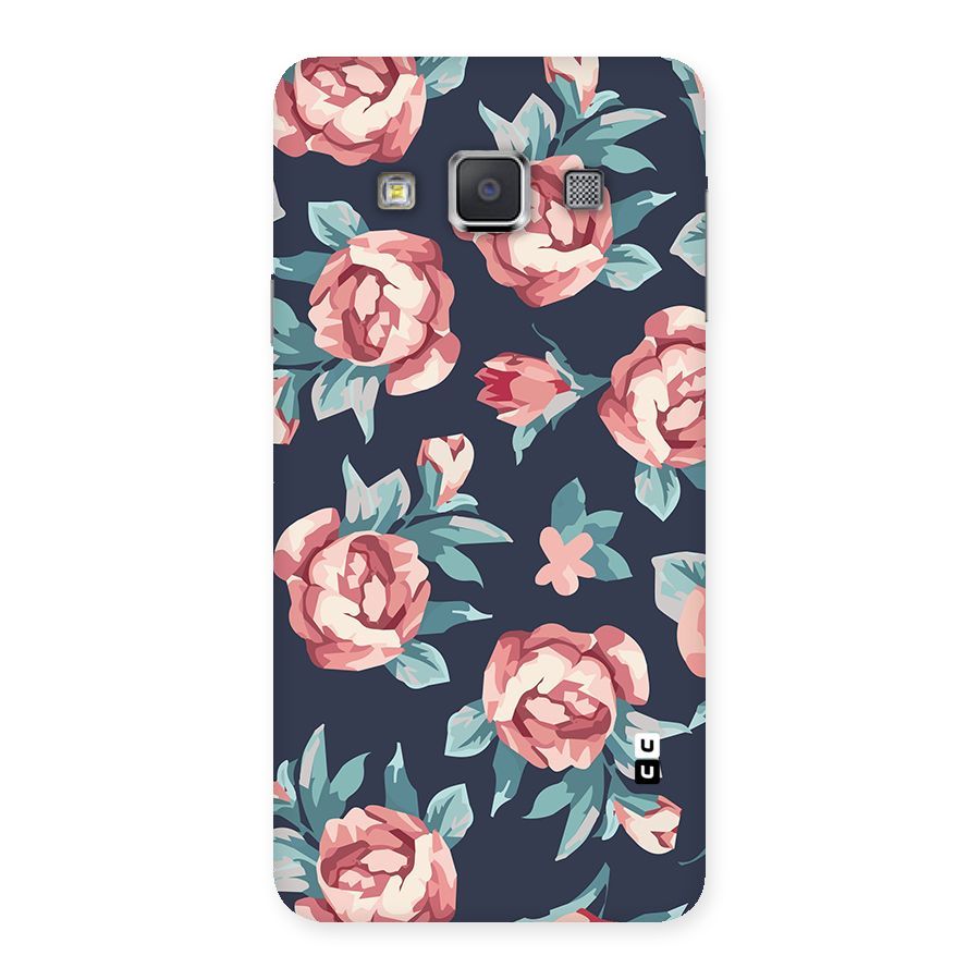 Flowers Painting Back Case for Galaxy A3