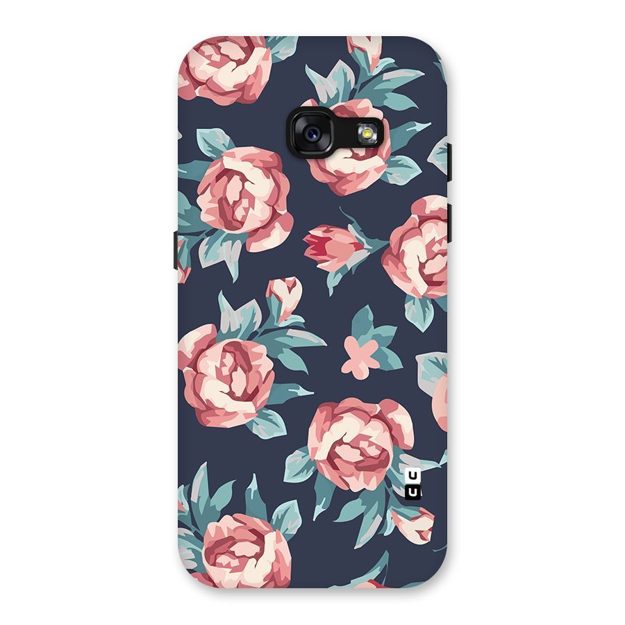 Flowers Painting Back Case for Galaxy A3 (2017)
