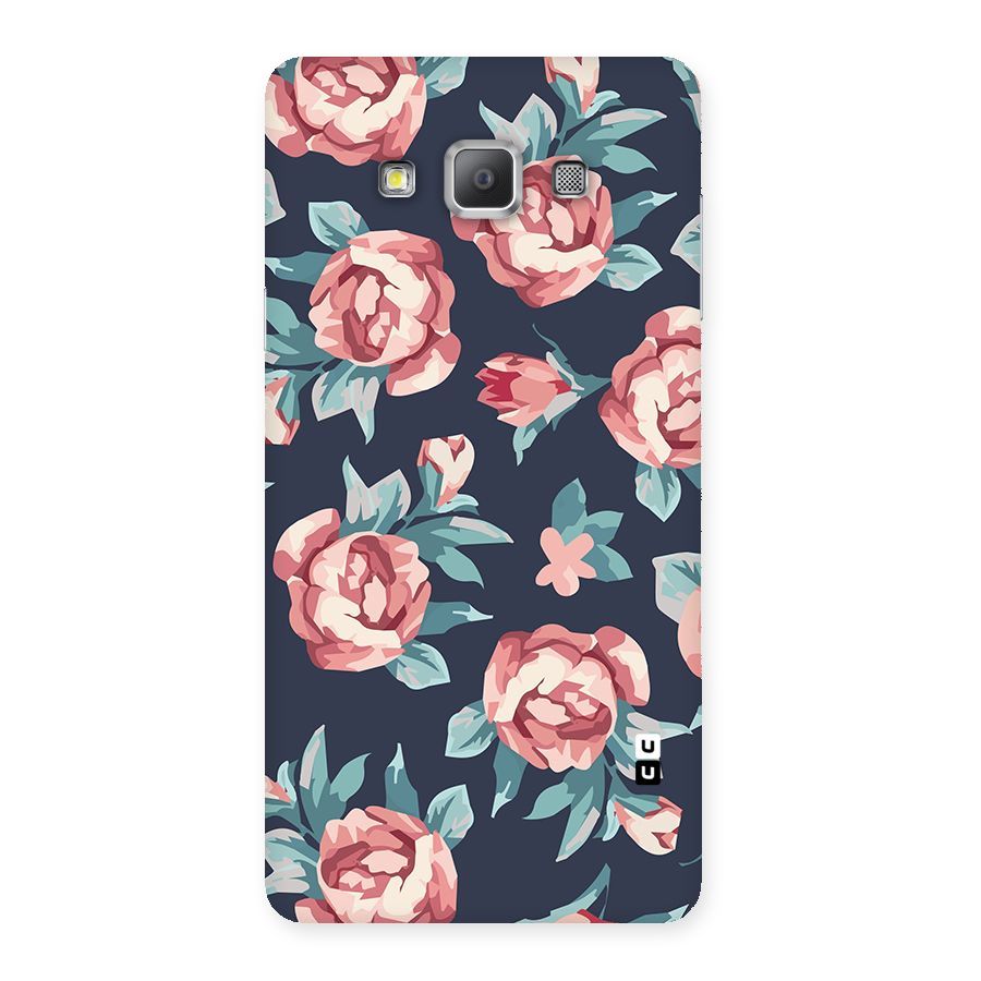 Flowers Painting Back Case for Galaxy A7