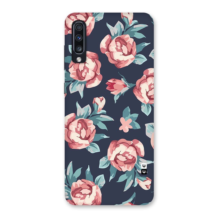 Flowers Painting Back Case for Galaxy A70