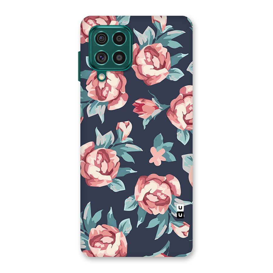 Flowers Painting Back Case for Galaxy F62