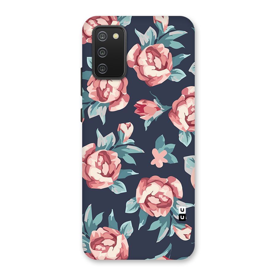 Flowers Painting Back Case for Galaxy M02s