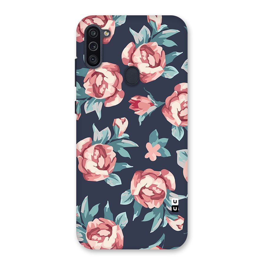 Flowers Painting Back Case for Galaxy M11