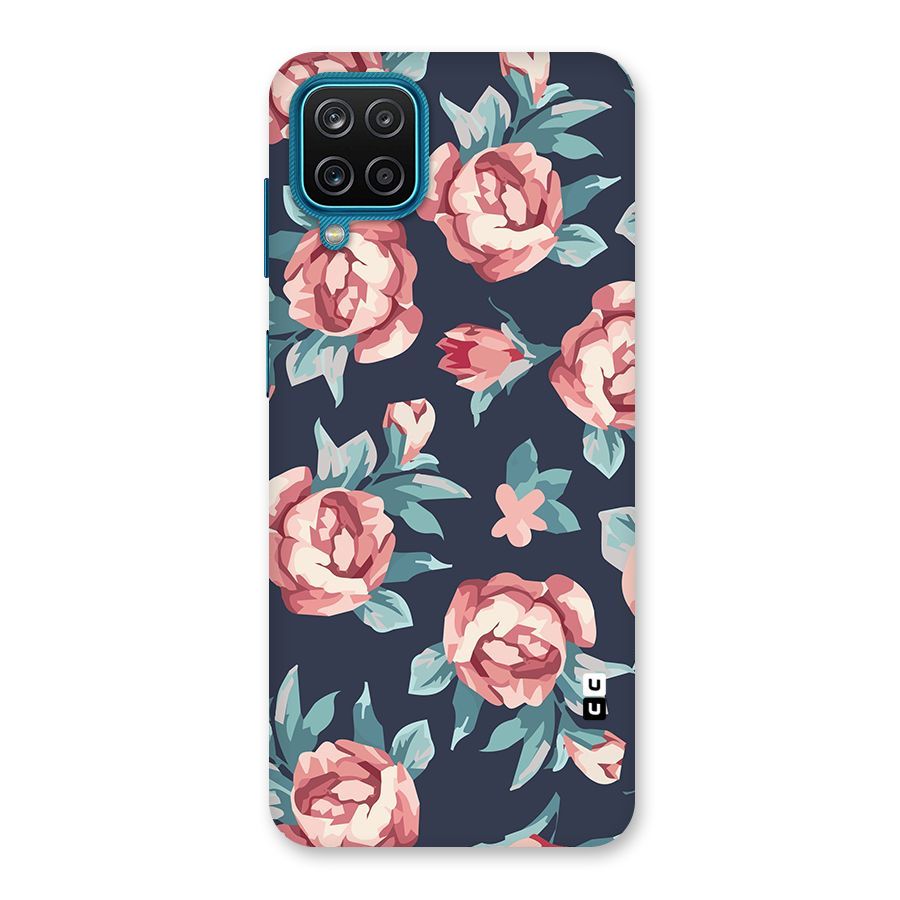Flowers Painting Back Case for Galaxy M12