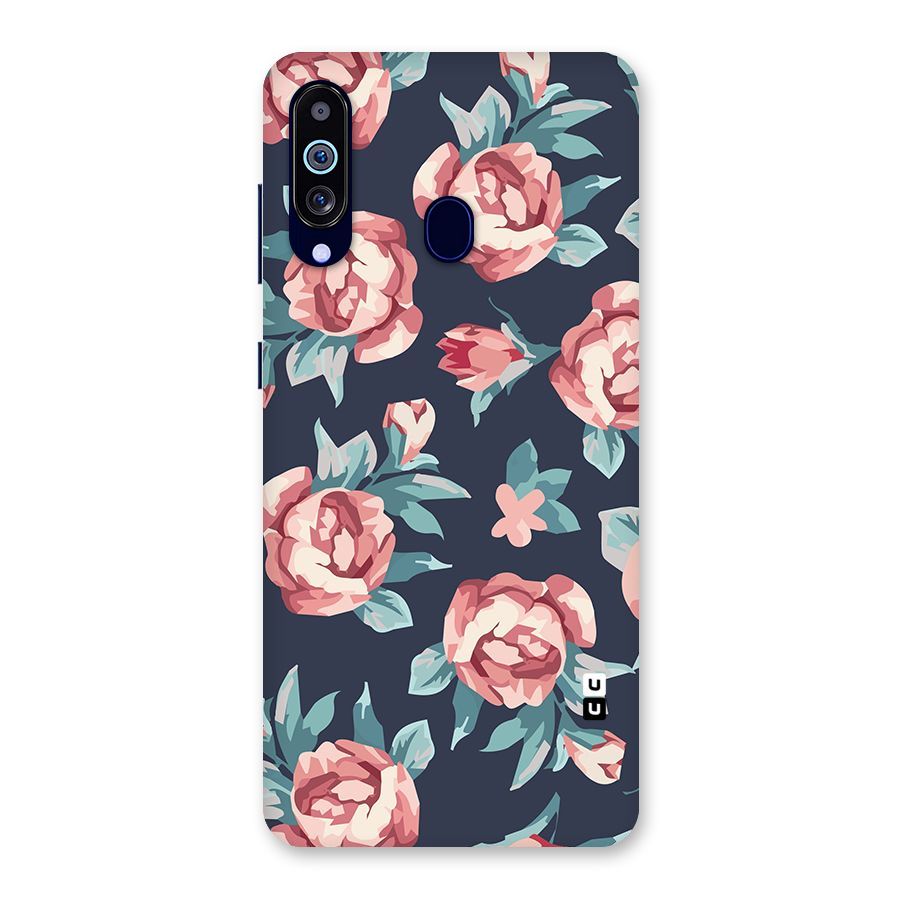 Flowers Painting Back Case for Galaxy M40
