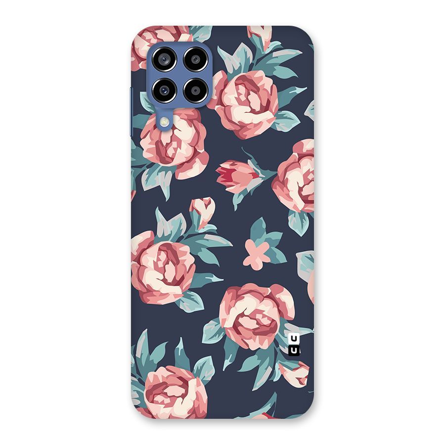 Flowers Painting Back Case for Galaxy M53 5G