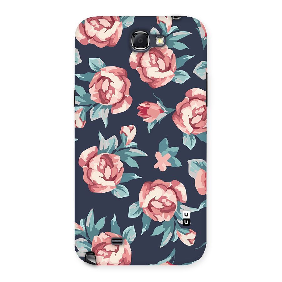 Flowers Painting Back Case for Galaxy Note 2