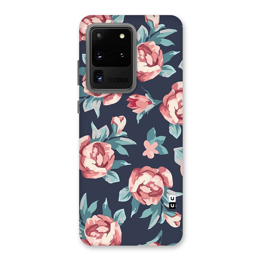 Flowers Painting Back Case for Galaxy S20 Ultra