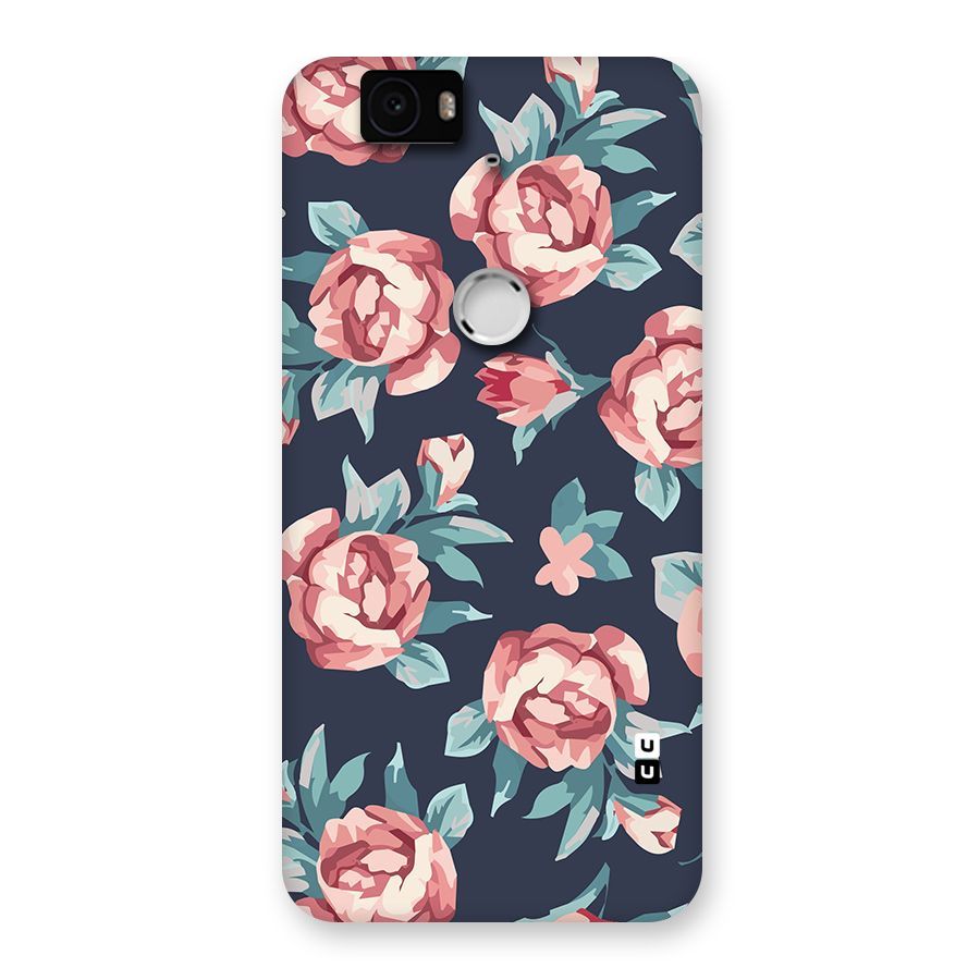 Flowers Painting Back Case for Google Nexus-6P