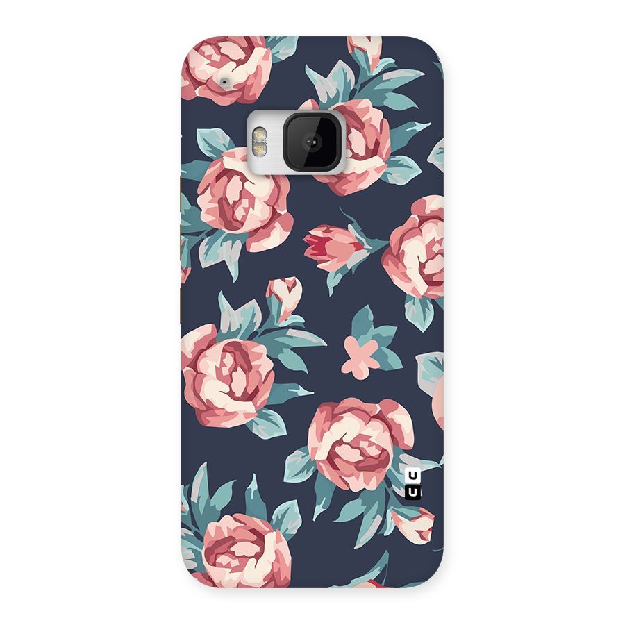 Flowers Painting Back Case for HTC One M9