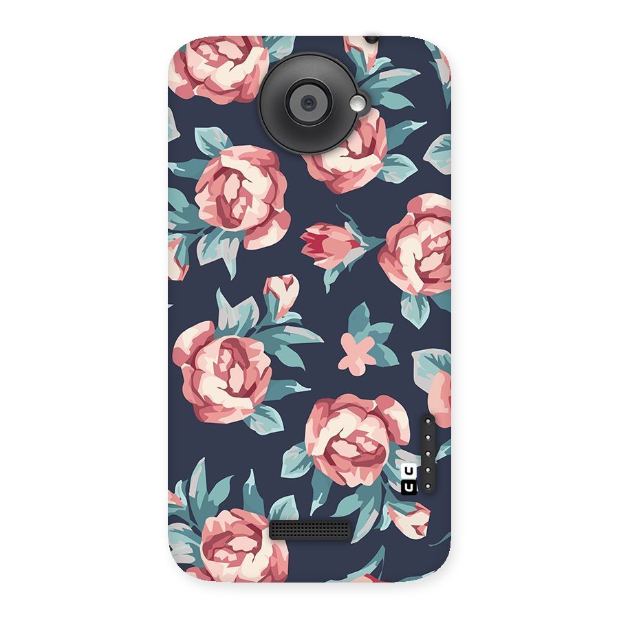 Flowers Painting Back Case for HTC One X