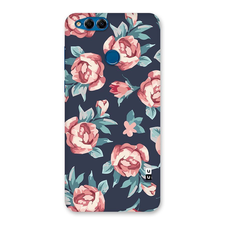 Flowers Painting Back Case for Honor 7X