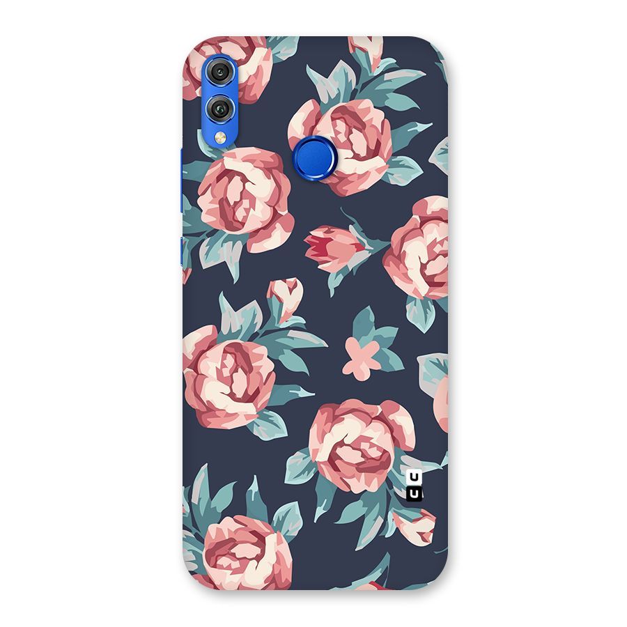 Flowers Painting Back Case for Honor 8X