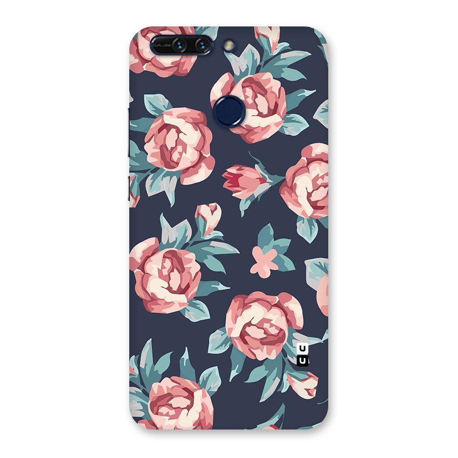Flowers Painting Back Case for Honor 8 Pro