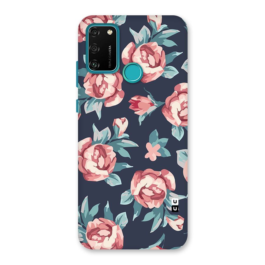Flowers Painting Back Case for Honor 9A