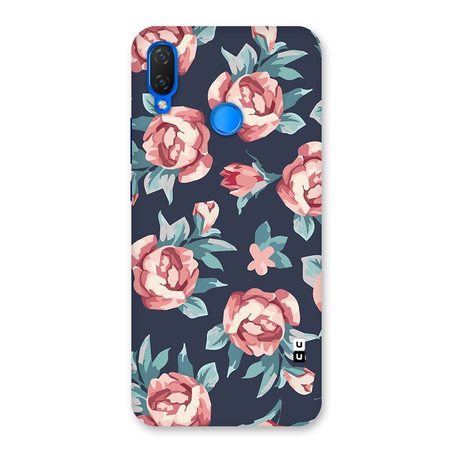 Flowers Painting Back Case for Huawei P Smart+