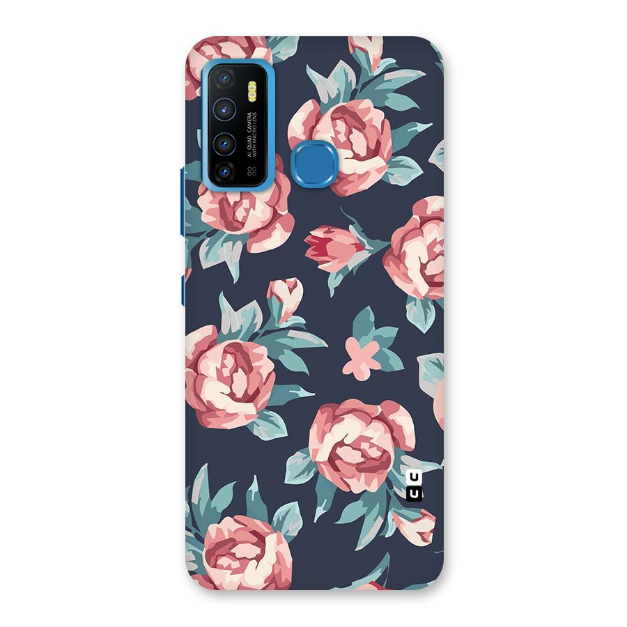 Flowers Painting Back Case for Infinix Hot 9