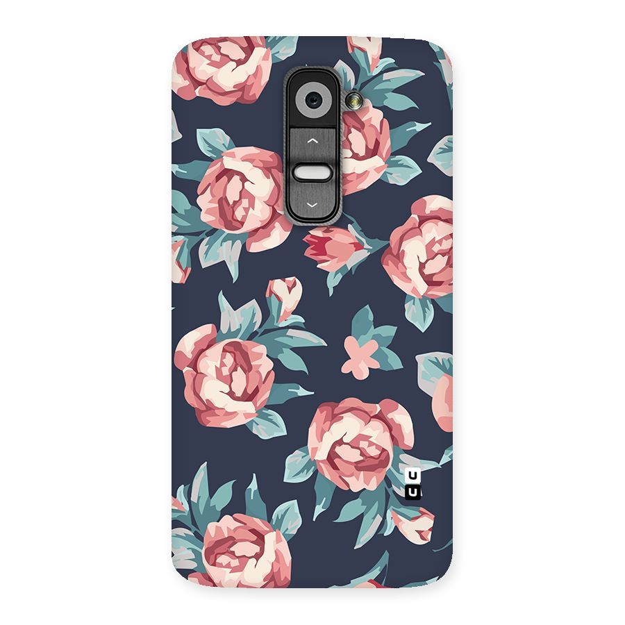 Flowers Painting Back Case for LG G2