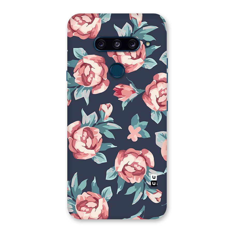 Flowers Painting Back Case for LG  V40 ThinQ