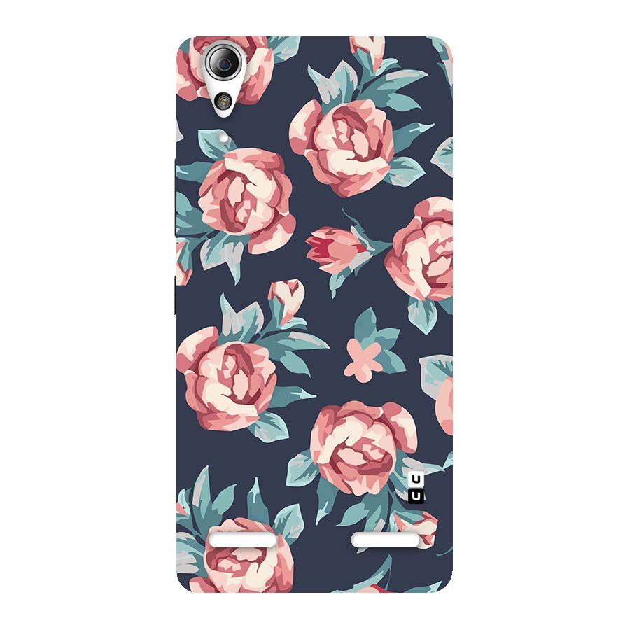 Flowers Painting Back Case for Lenovo A6000 Plus