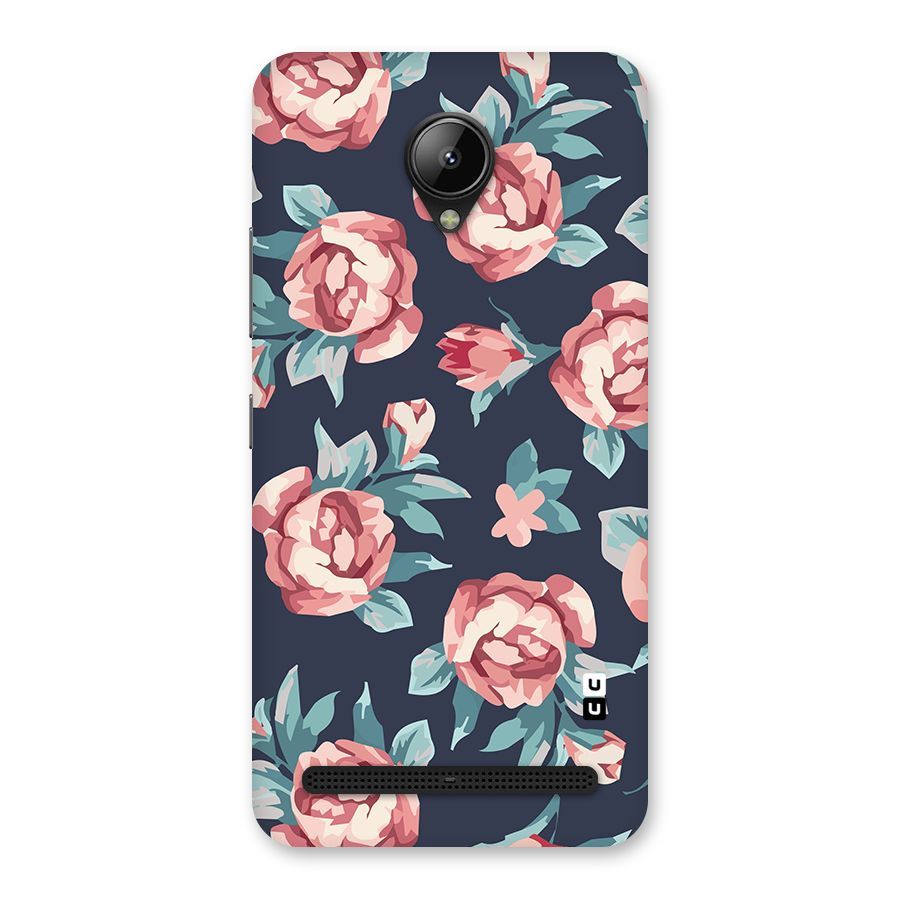 Flowers Painting Back Case for Lenovo C2