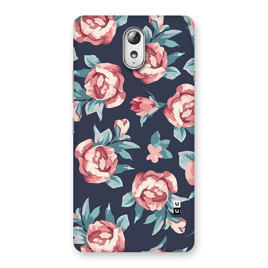 Flowers Painting Back Case for Lenovo Vibe P1M
