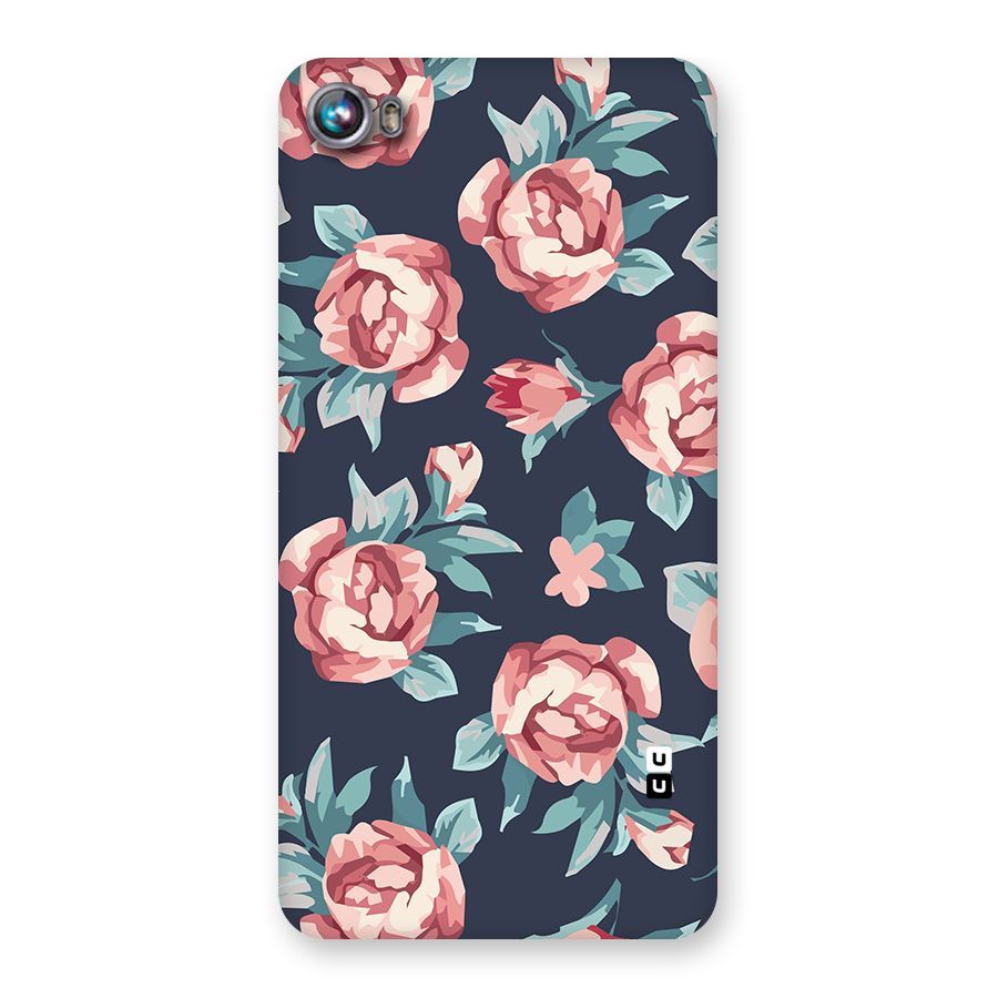 Flowers Painting Back Case for Micromax Canvas Fire 4 A107