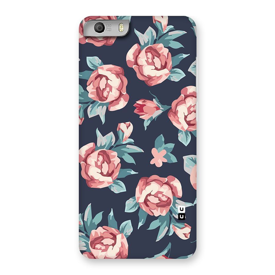 Flowers Painting Back Case for Micromax Canvas Knight 2