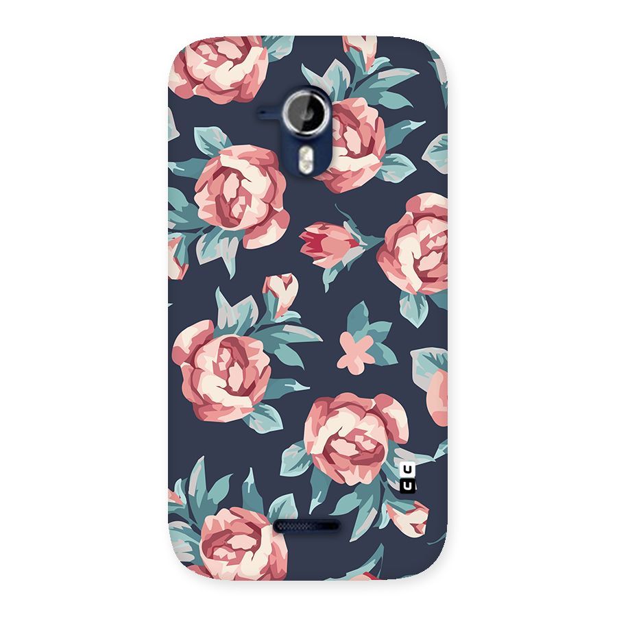 Flowers Painting Back Case for Micromax Canvas Magnus A117