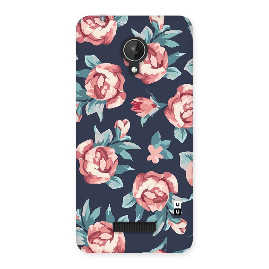 Flowers Painting Back Case for Micromax Canvas Spark Q380