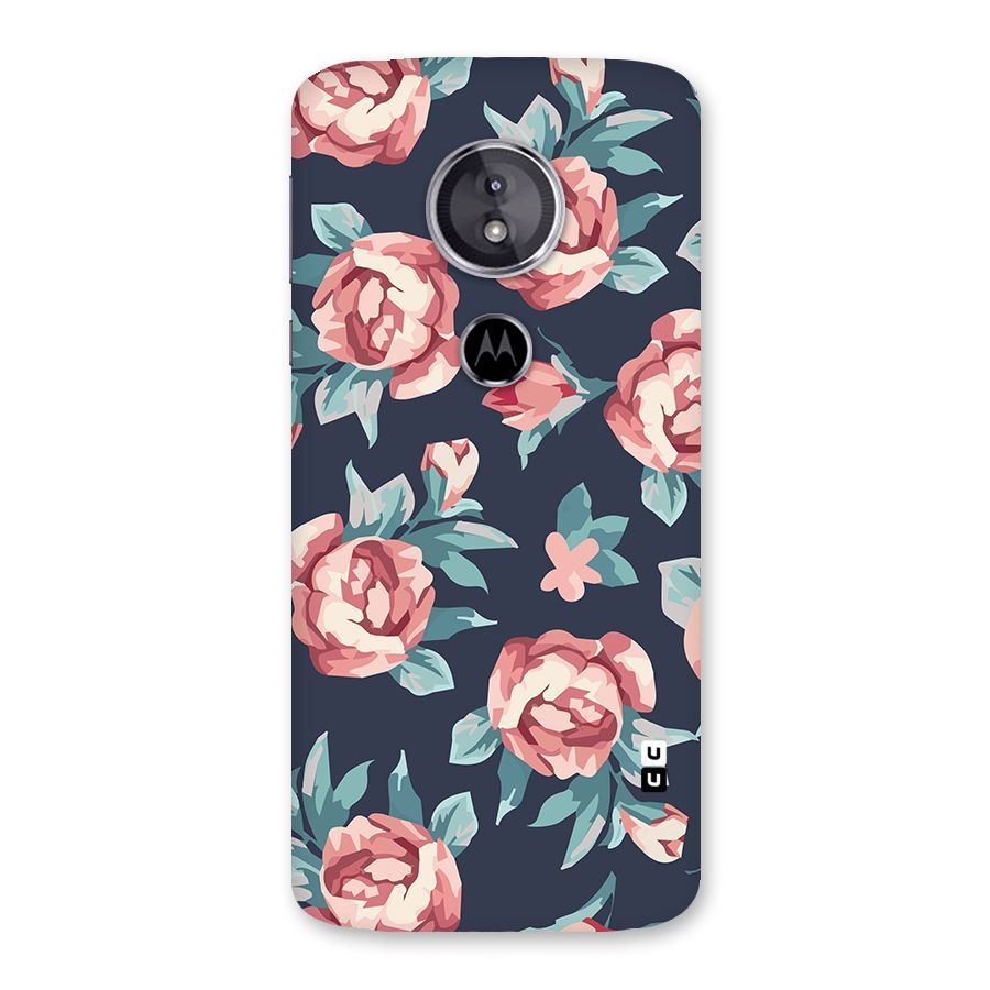 Flowers Painting Back Case for Moto E5