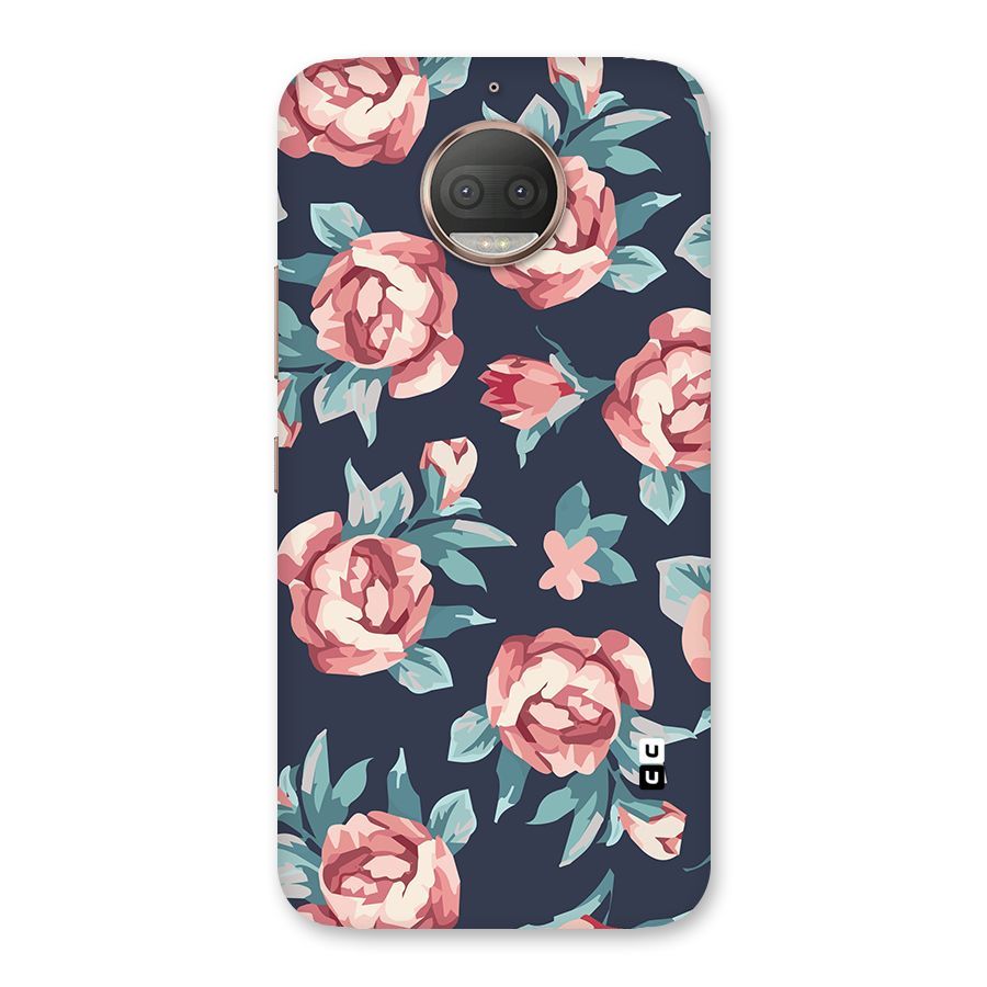 Flowers Painting Back Case for Moto G5s Plus