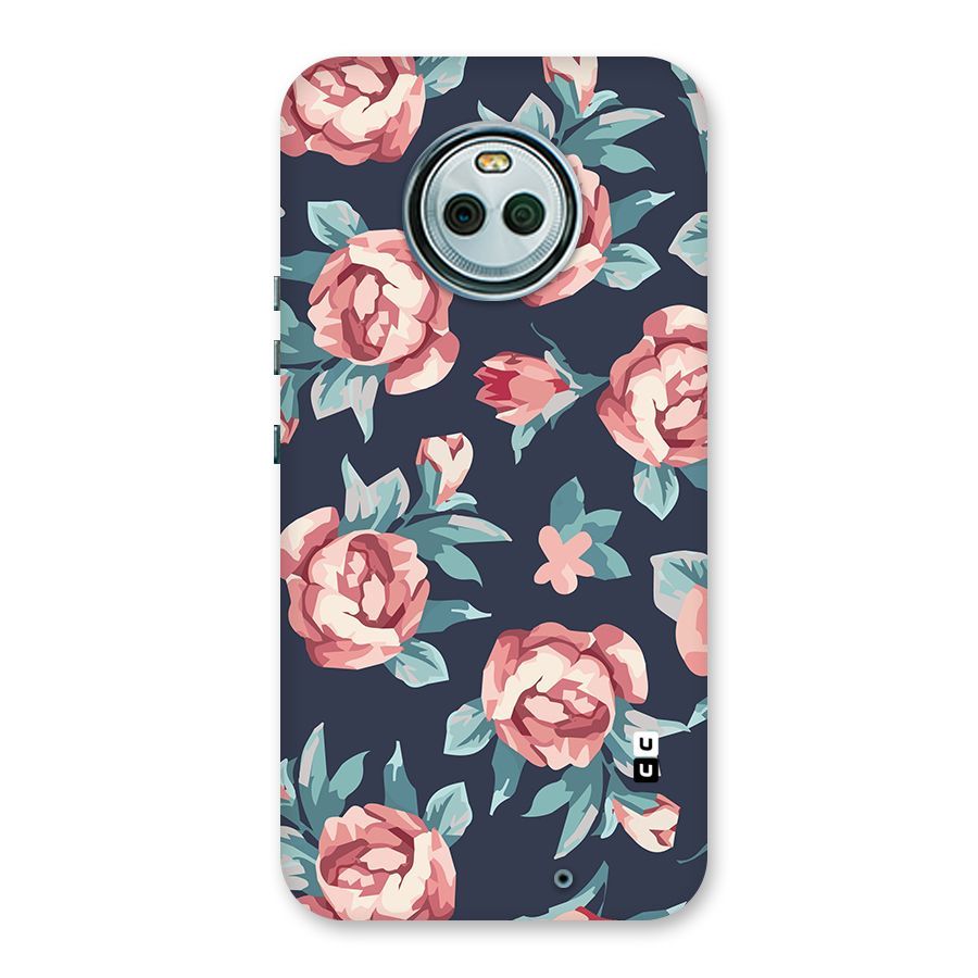 Flowers Painting Back Case for Moto X4