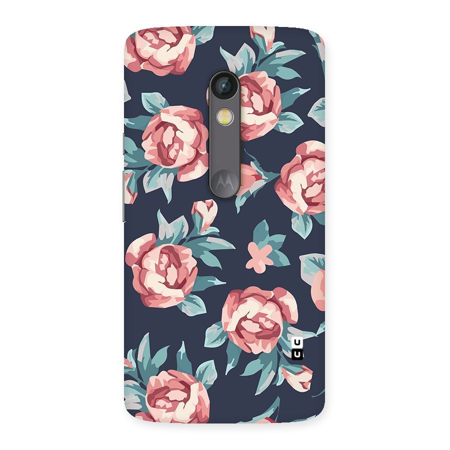 Flowers Painting Back Case for Moto X Play