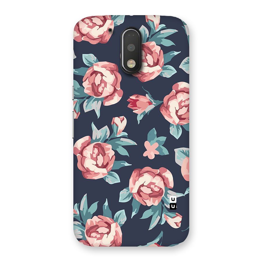 Flowers Painting Back Case for Motorola Moto G4 Plus