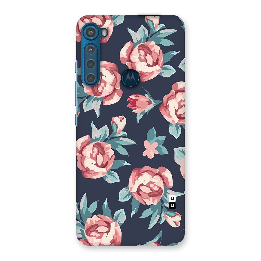 Flowers Painting Back Case for Motorola One Fusion Plus