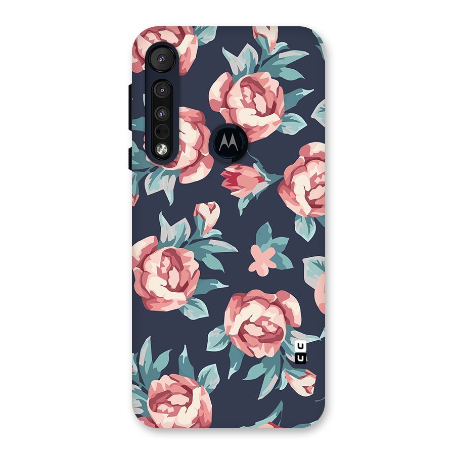 Flowers Painting Back Case for Motorola One Macro
