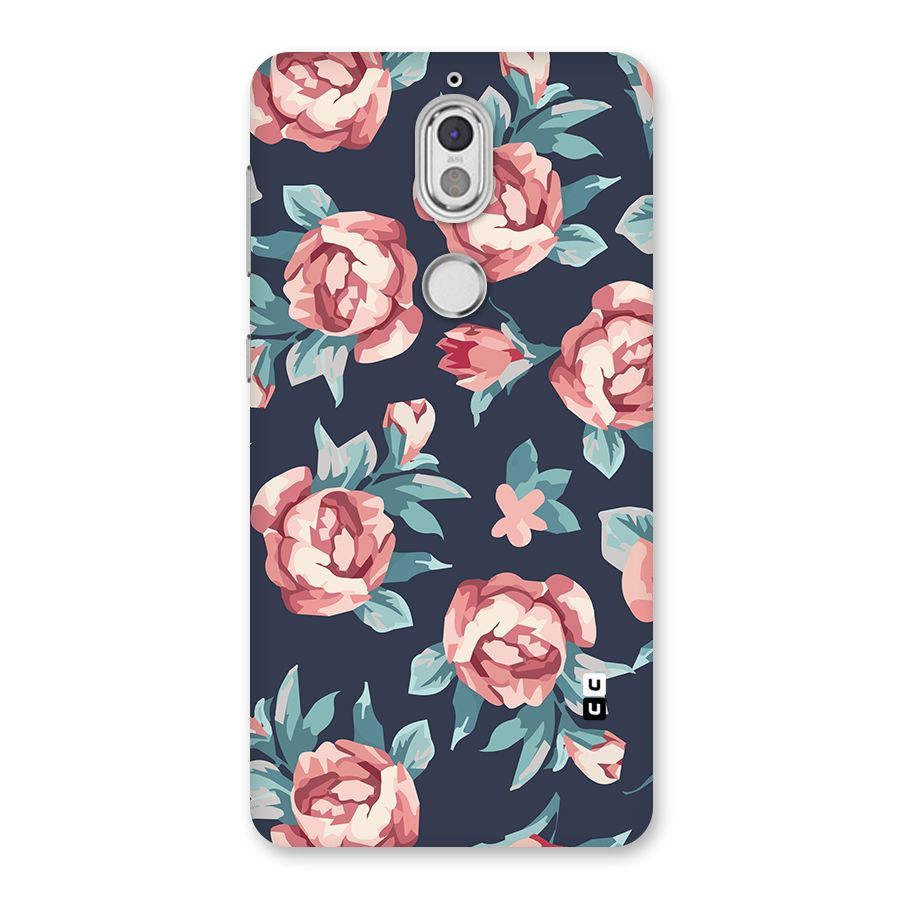 Flowers Painting Back Case for Nokia 7