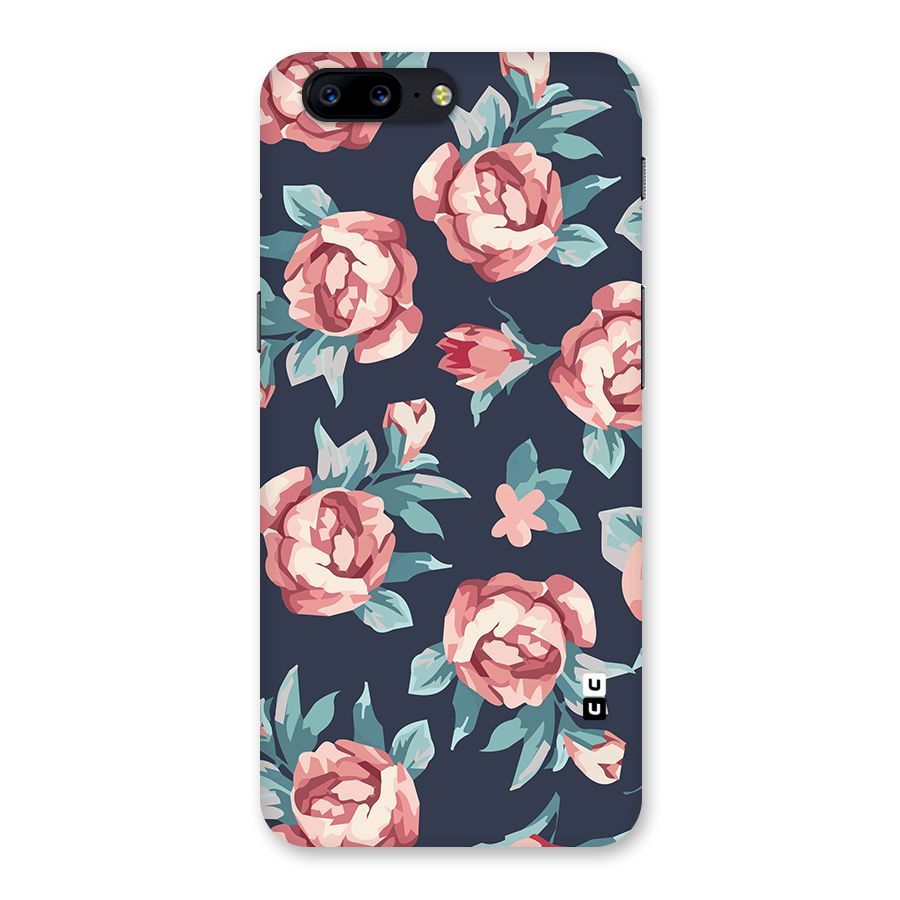 Flowers Painting Back Case for OnePlus 5