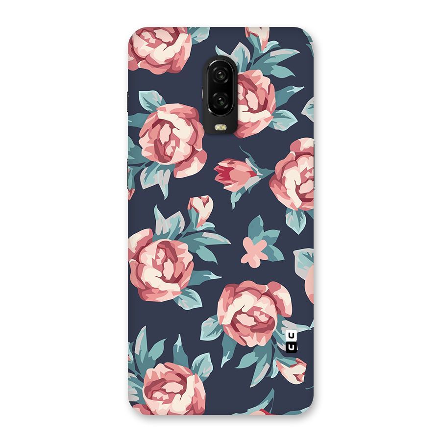 Flowers Painting Back Case for OnePlus 6T
