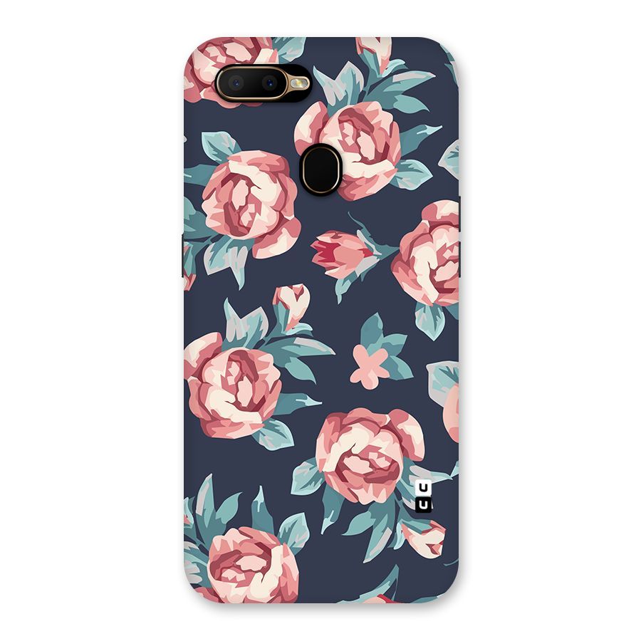 Flowers Painting Back Case for Oppo A5s