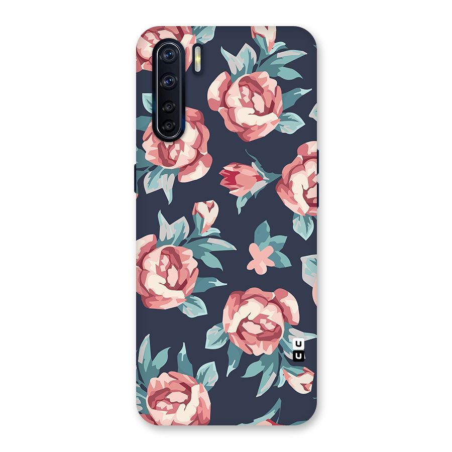 Flowers Painting Back Case for Oppo F15