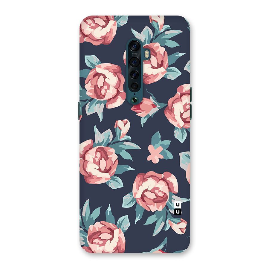 Flowers Painting Back Case for Oppo Reno2